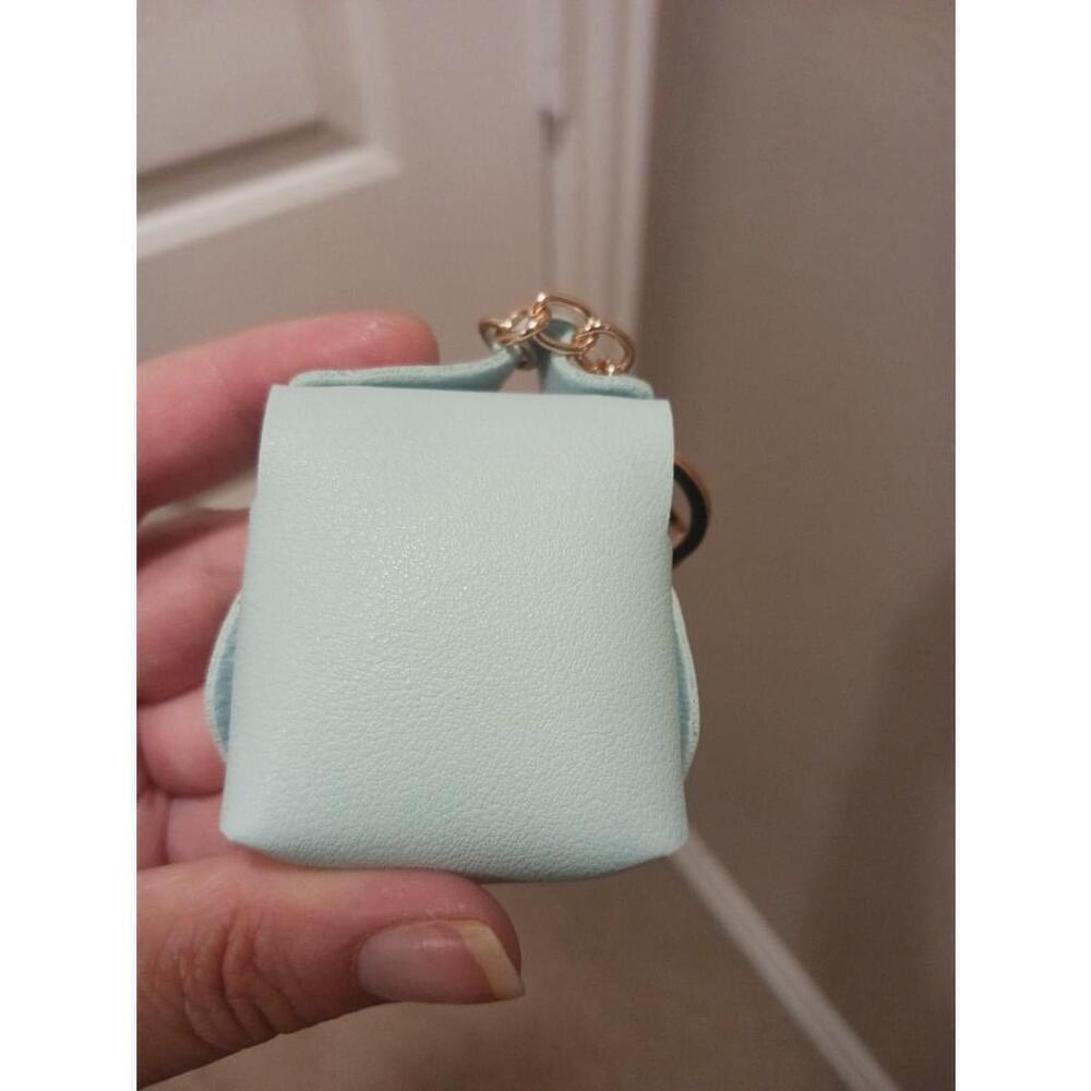 Earbud Case Keychain In Light Blue - Picture 3 of 8